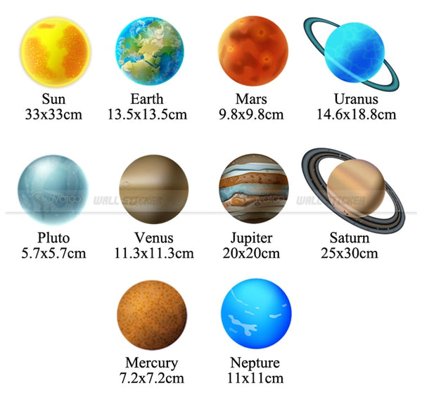 Space Galaxy Wall Sticker