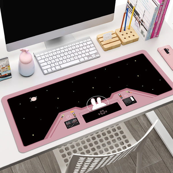 Creative Space Astronaut Bunny Printed Mouse Pad