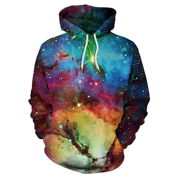 3D Space Galaxy Hoodie