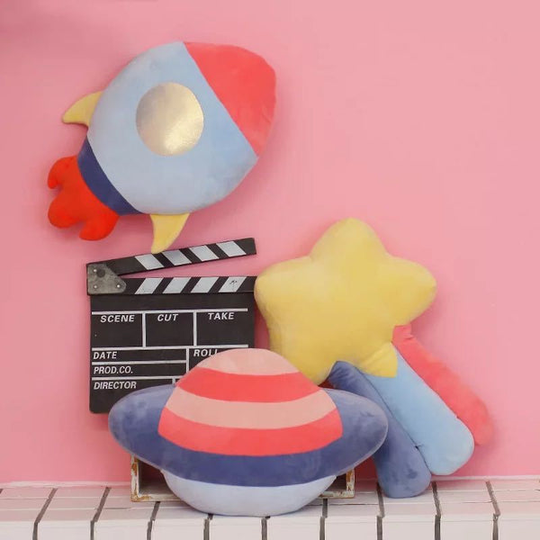 Space series creative cartoon cushion cute plush toy