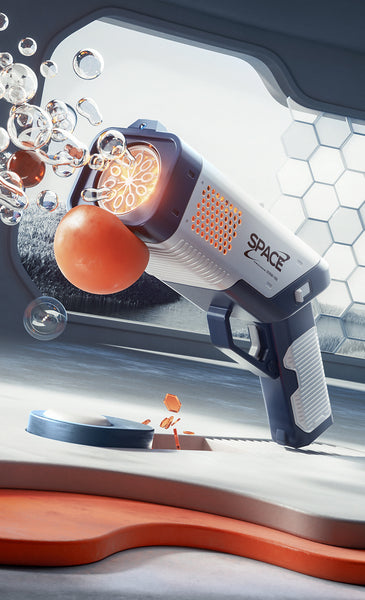 Space Gun Handheld Porous Bubble Machine