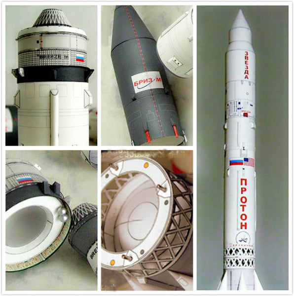 3D Space Rocket Toy Military Model