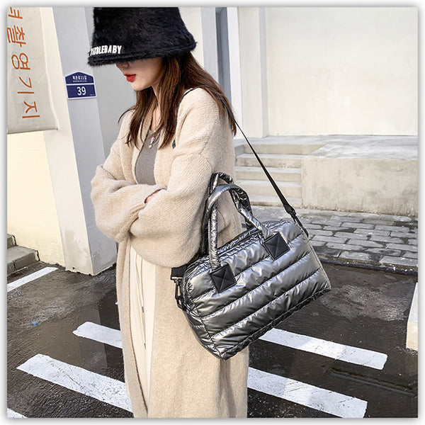 One Shoulder Messenger Space Cotton Lazy Handbag