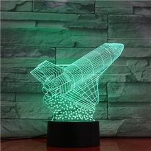 Space Shuttle Lntelligent Three-dimensional Night Light