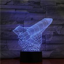 Space Shuttle Lntelligent Three-dimensional Night Light