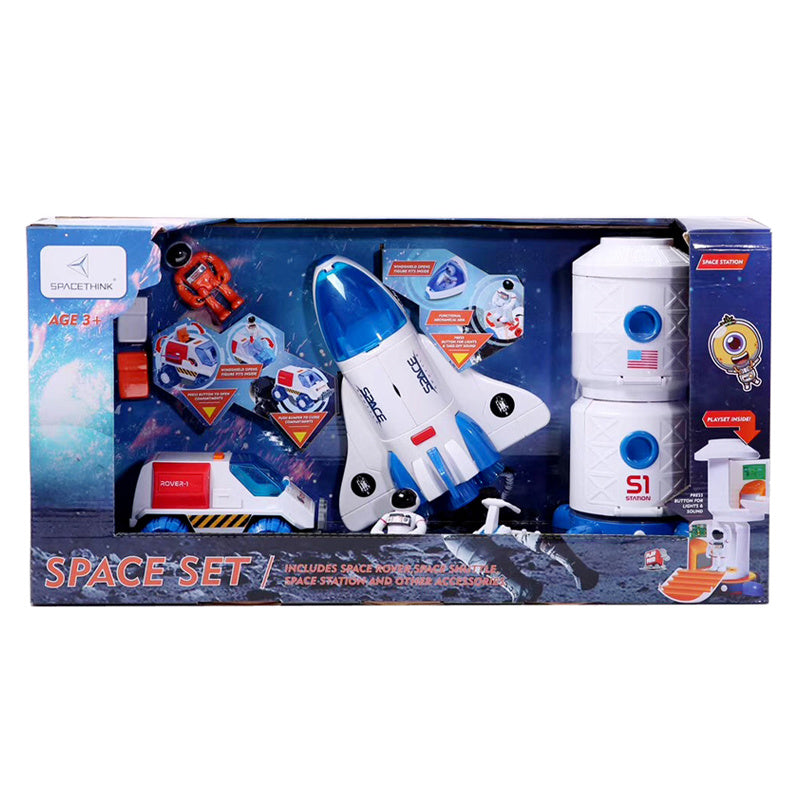 Aerospace Manned Rocket Model Space Shuttle Space Station Three In One Educational Toys