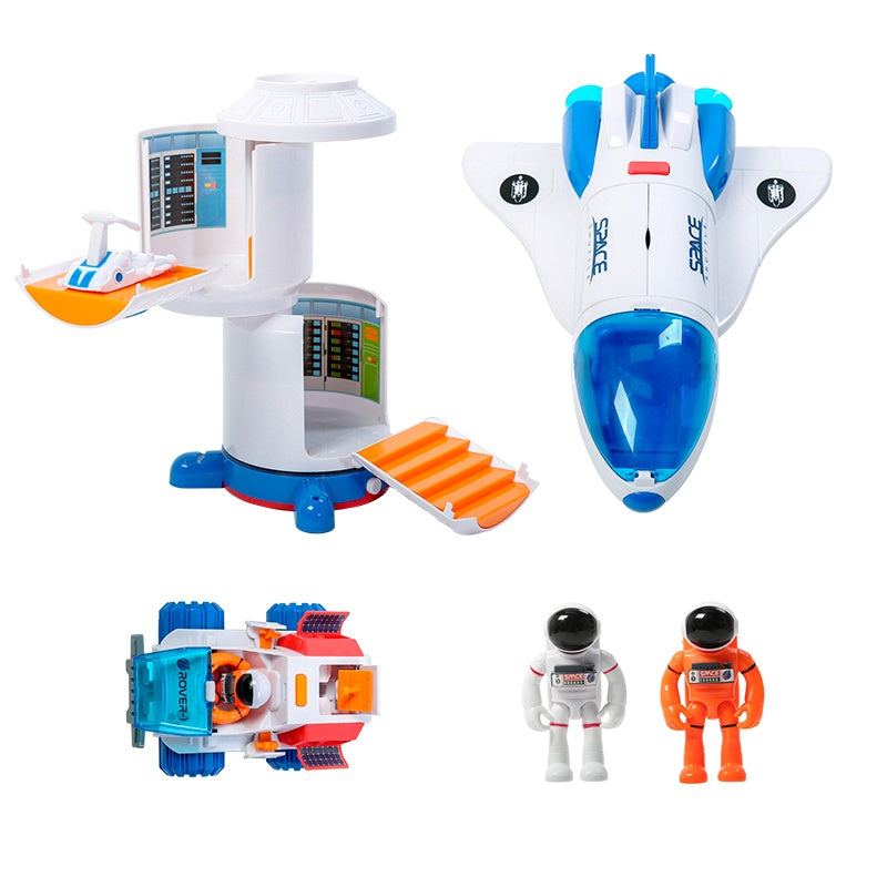 Aerospace Manned Rocket Model Space Shuttle Space Station Three In One Educational Toys
