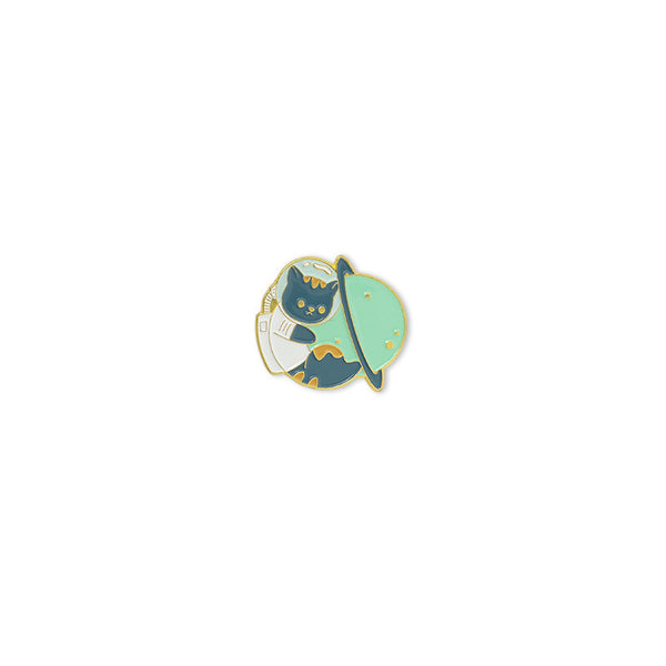 Space Space Cat Brooch Lovely Creative Metal Badge Couple Bag Clothing Decoration