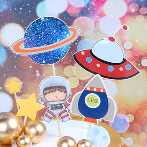 Cake Decoration Dream Planet Space Style