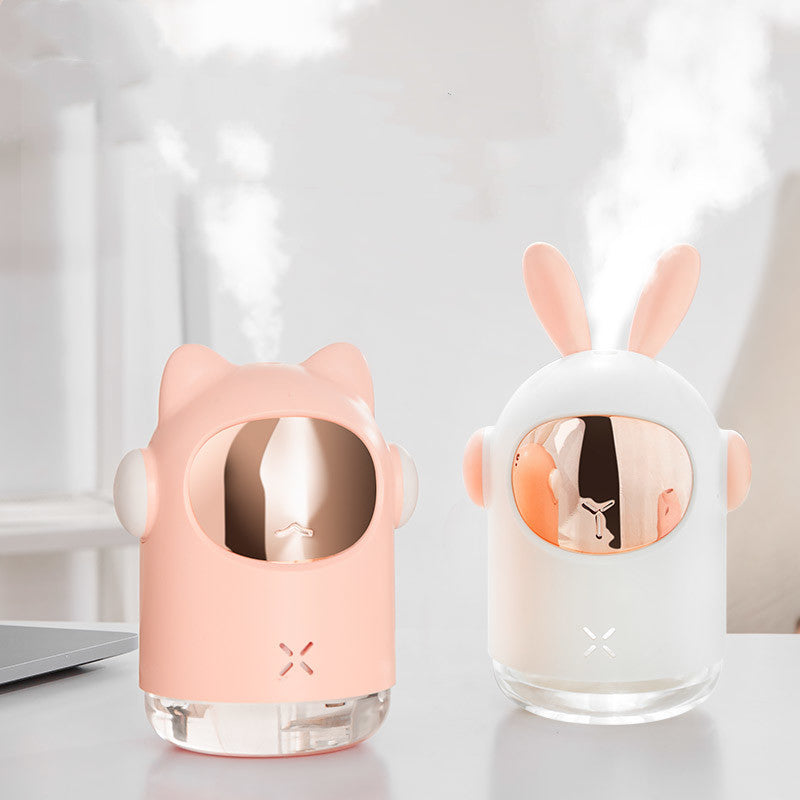 Home car mini space rabbit humidifier