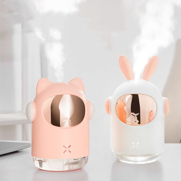 Home car mini space rabbit humidifier