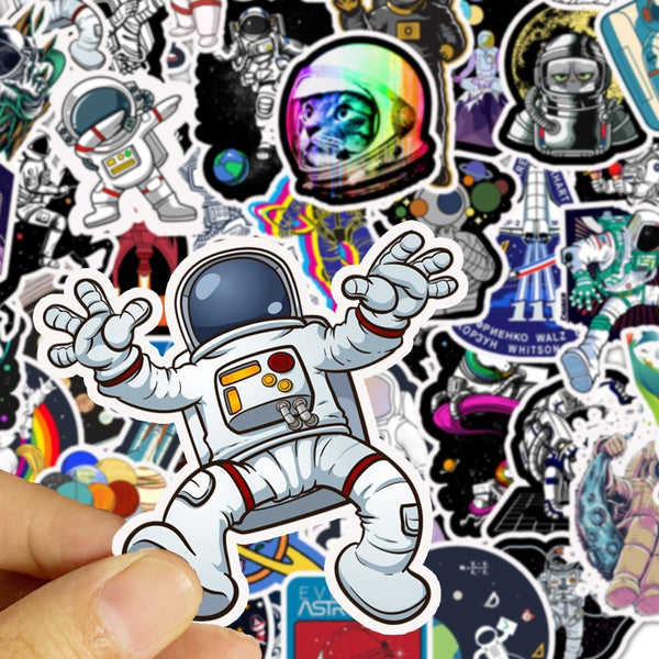 Cosmic space cartoon anime stickers