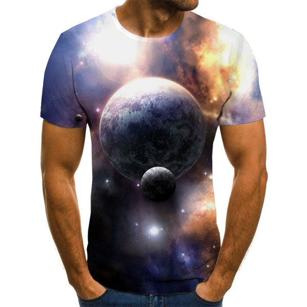 Space Space 3D printed Short sleeve T-shirt