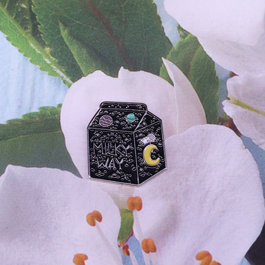 Space Milky Way Pin Starlight Milk Carton