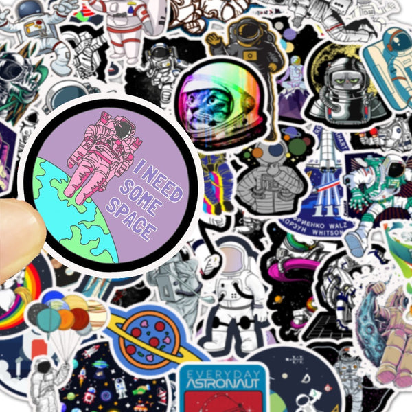 Cosmic space cartoon anime stickers