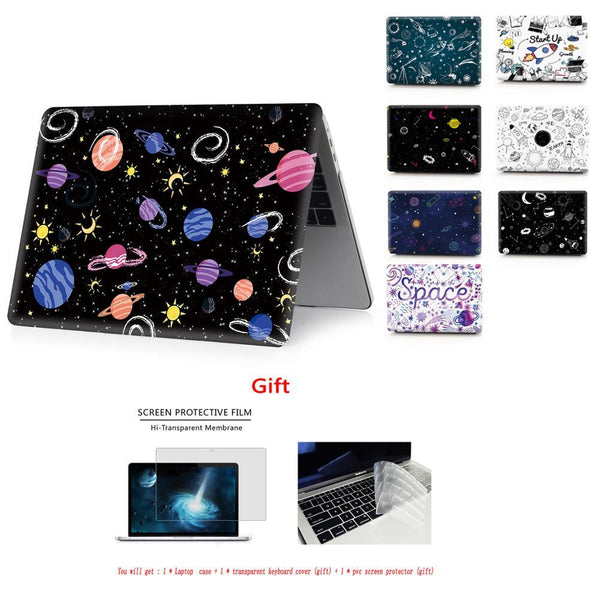 Cartoon Space Series Laptop Case For Apple