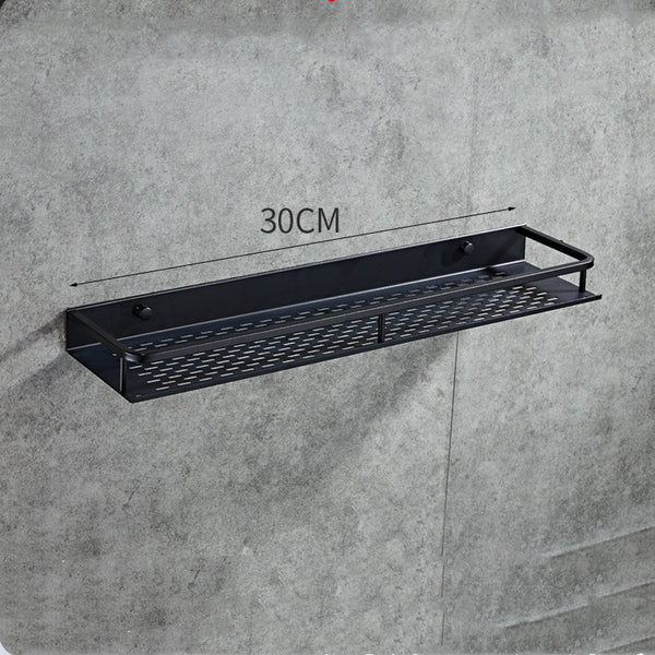 Space aluminum bathroom shelf