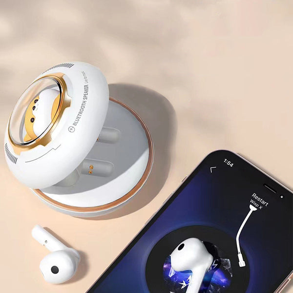 Cartoon Space Capsule Wireless Bluetooth Headset