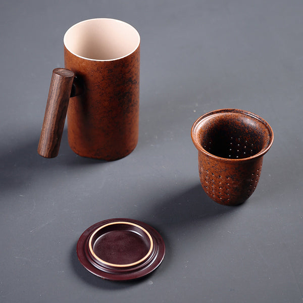 Commercial Japanese Mugs With Wooden Handles