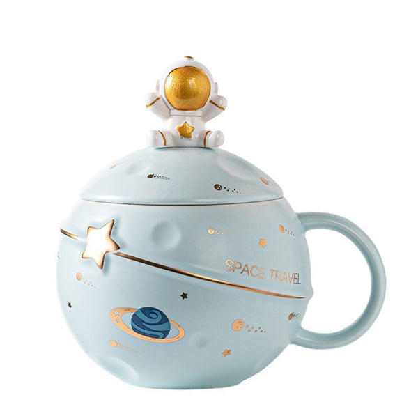 Fashion Personality Creative Astronaut Space Ceramic Cup