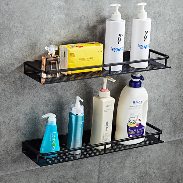 Space aluminum bathroom shelf