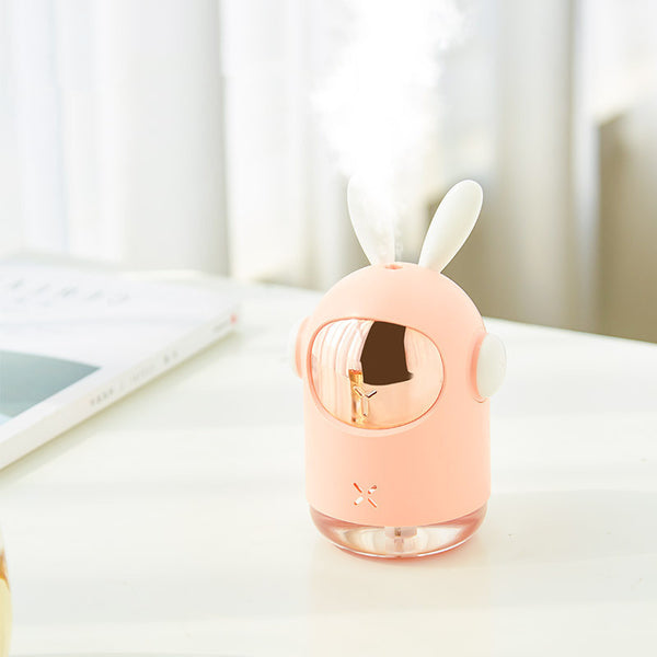 Home car mini space rabbit humidifier