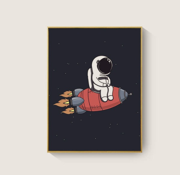 Hao Kitchen Space Scene Moon Decoration Picture