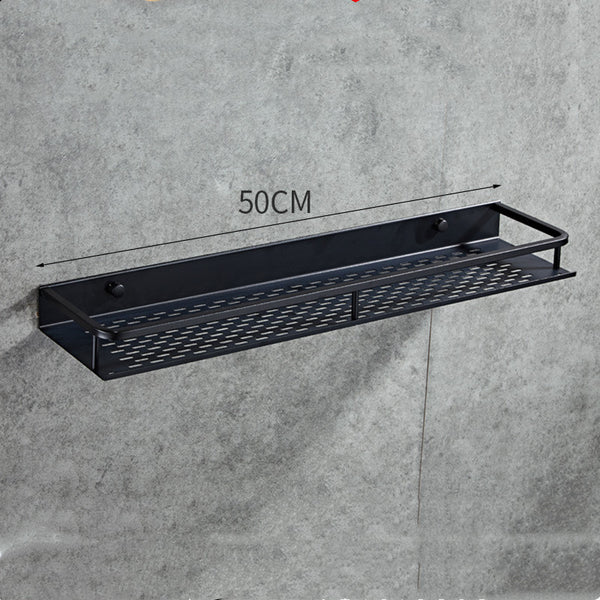 Space aluminum bathroom shelf