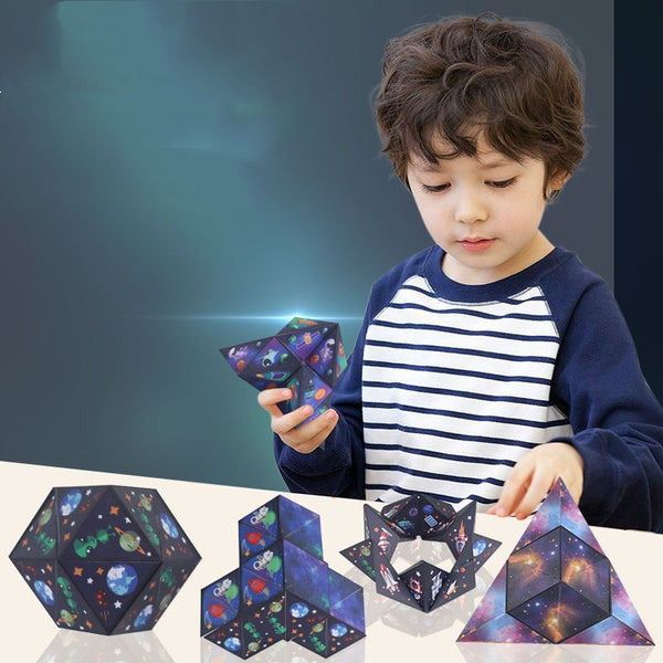 Magnetic Cube 3D Geometric Space Variety Toy