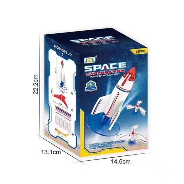 Children's Space Rocket Can Launch Outdoor Toys