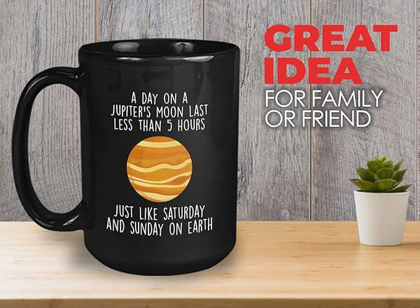 Bubble Hugs Astronomy Coffee Mug 15oz Black