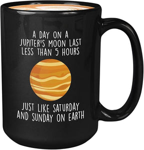 Bubble Hugs Astronomy Coffee Mug 15oz Black