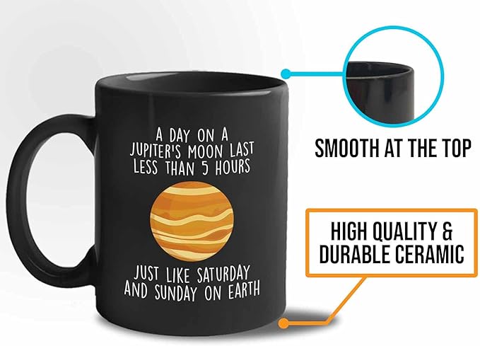 Bubble Hugs Astronomy Coffee Mug 15oz Black