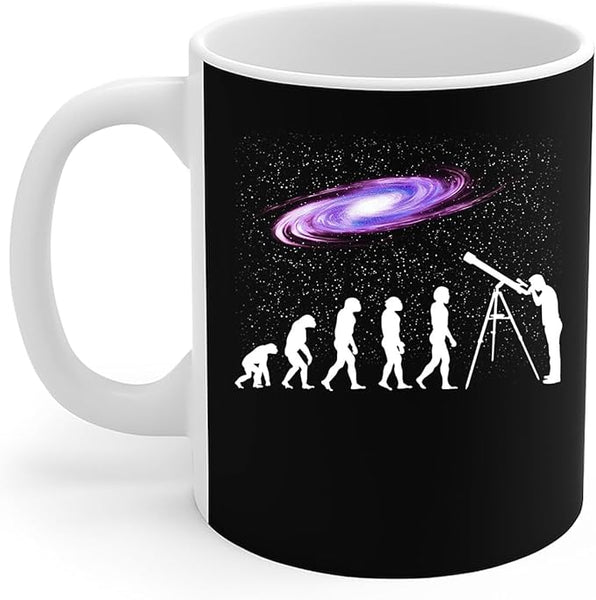 Astronomy Mug Funny Astronomer Evolution Space Astrophysics Gift Coffee Mug 11Oz