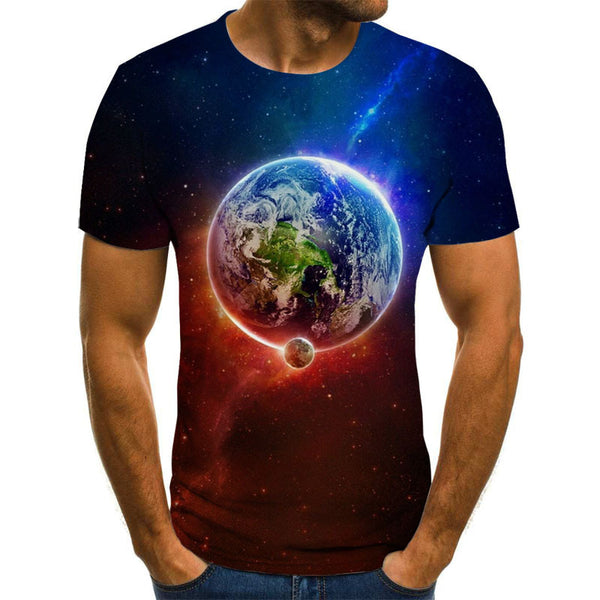 Space Space 3D printed Short sleeve T-shirt