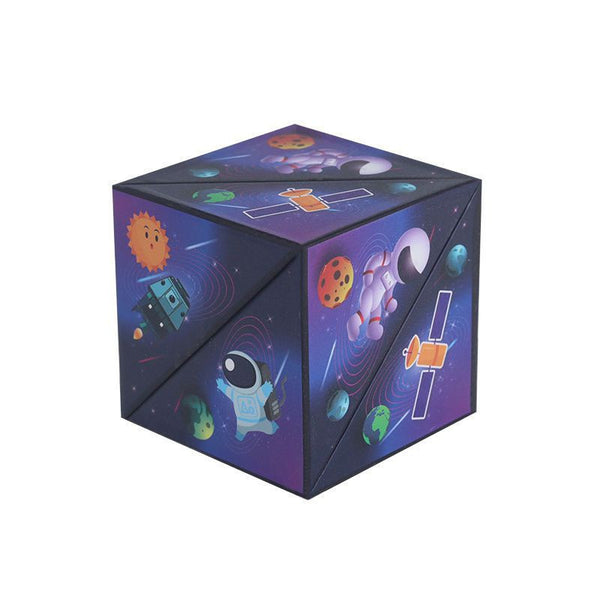 Magnetic Cube 3D Geometric Space Variety Toy