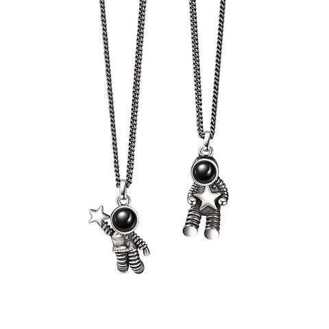 Creative Space Astronaut Pendant Clavicle Chain