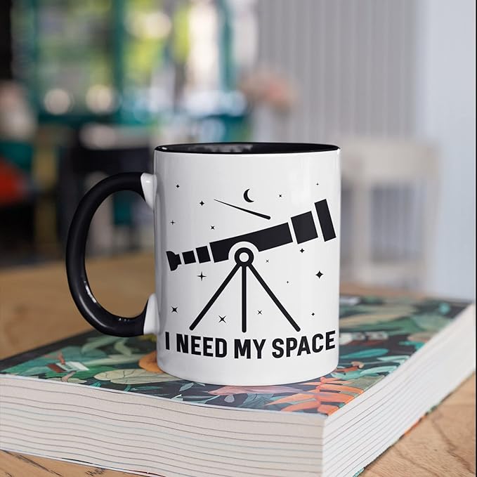 I Need My Space Mug, Funny Astronomy, Astronomer, Stargazing, Coffee Mugs, Travel Mug