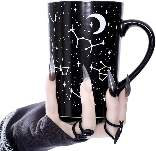 Rogue + Wolf Halloween Mug Witch Voyager Tall Coffee Ghost Mug Decor Spooky Gifts