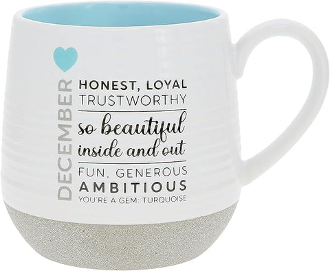 Pavilion - December 17 oz. Mug, Astrology Gifts, Stoneware Ceramic Coffee Mug