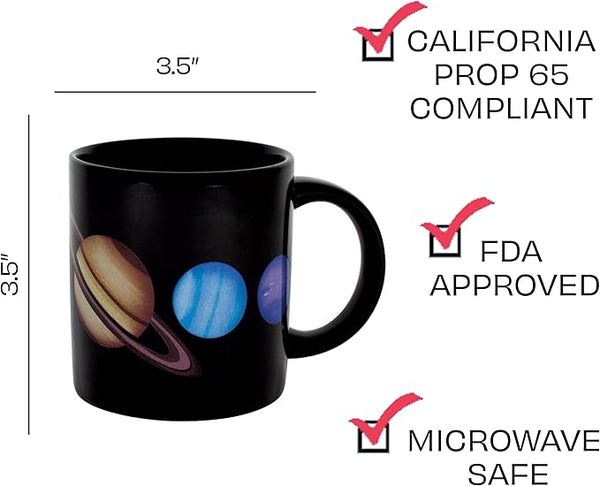 Heat Changing Planet Mug - Add Coffee and The Solar System Appears