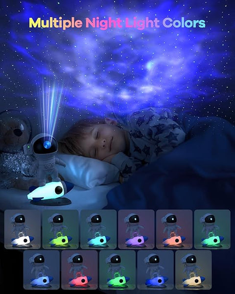 Astronaut Star Galaxy Projector Night Light, Timer and APP&Remote Control,Bluetooth Speaker&White Noise,