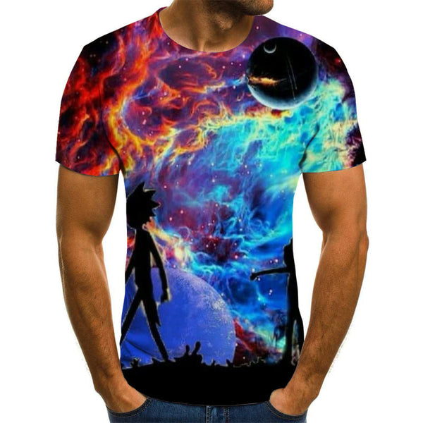 Space Space 3D printed Short sleeve T-shirt