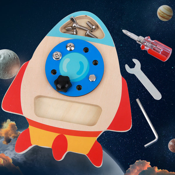 Children's Fun Space Nut Rocket Puzzle