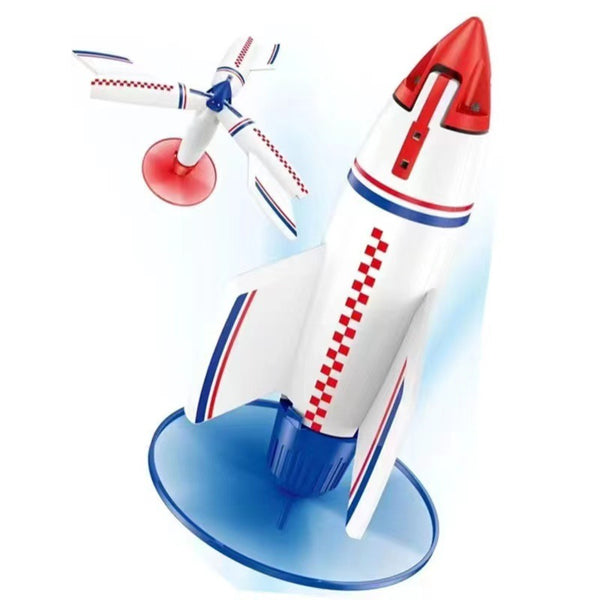 Children's Space Rocket Can Launch Outdoor Toys