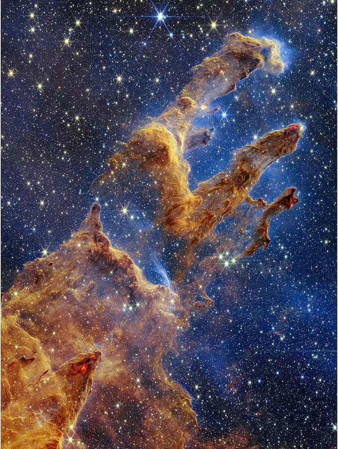 Artery8 NASA James Webb Space Telescope Pillars of Creation Eagle Nebula Extra Large XL Wall Art Poster Print