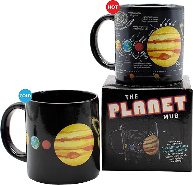 Heat Changing Planet Mug - Add Coffee and The Solar System Appears