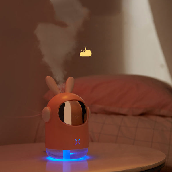 Home car mini space rabbit humidifier