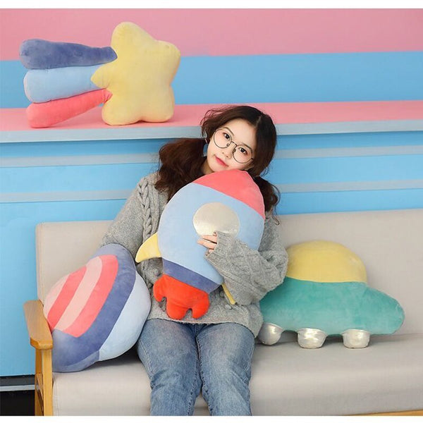 Space series creative cartoon cushion cute plush toy