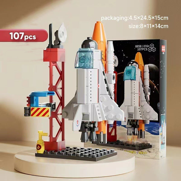 Space Rocket Model Building Block Toy